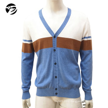 2019 fall sweaters men V neck cardigan sweater for men 12gg sweater men